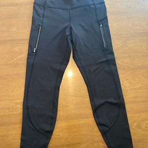 Athleta Black Rainier Leggings